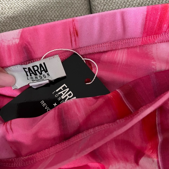 Farai London eko skirt in bubblegum pink size small - Picture 7 of 7